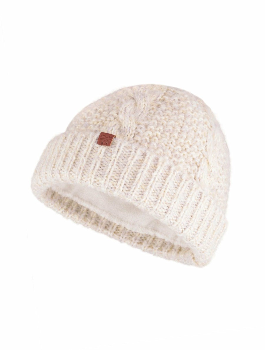 Women Bickley + Mitchell | Cable Twist Short Beanie