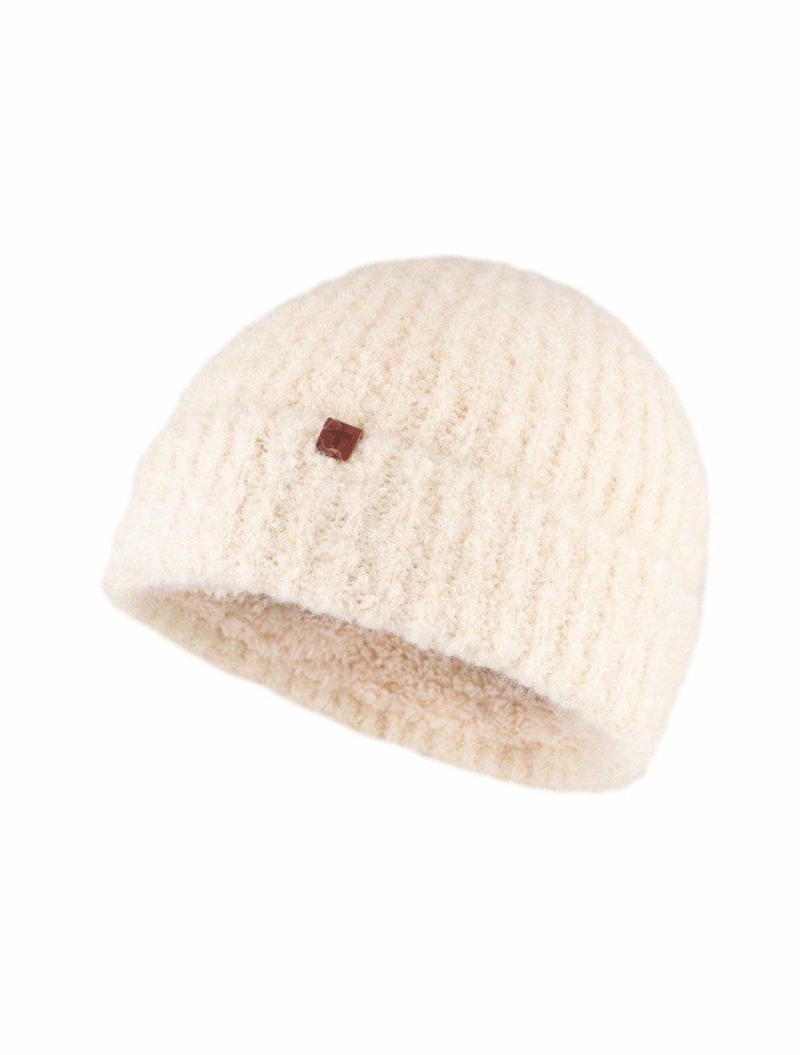 Women Bickley + Mitchell | Boucle Rib Teddy Beanie