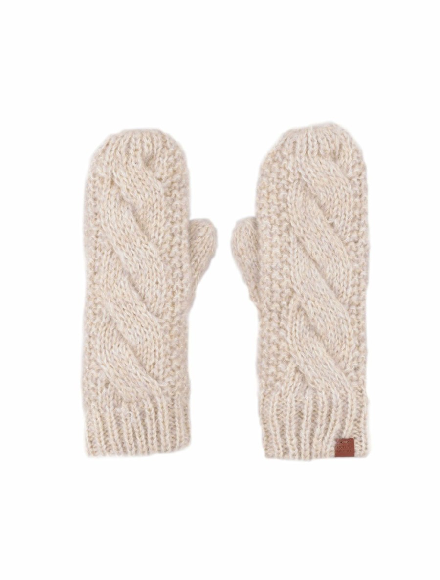 Women Bickley + Mitchell | Cable Twist Mittens