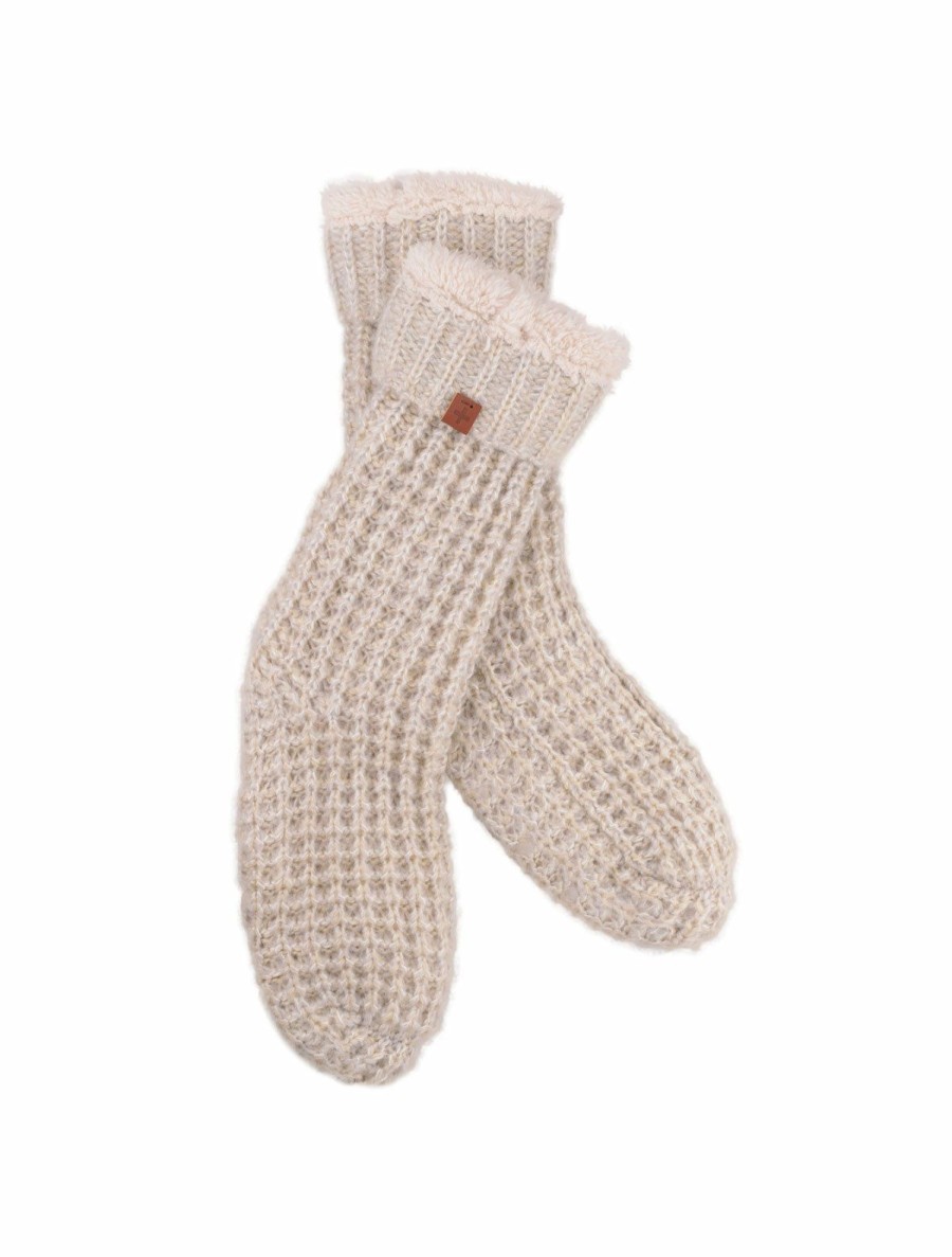 Women Bickley + Mitchell | Chunky Waffle Slipper Socks