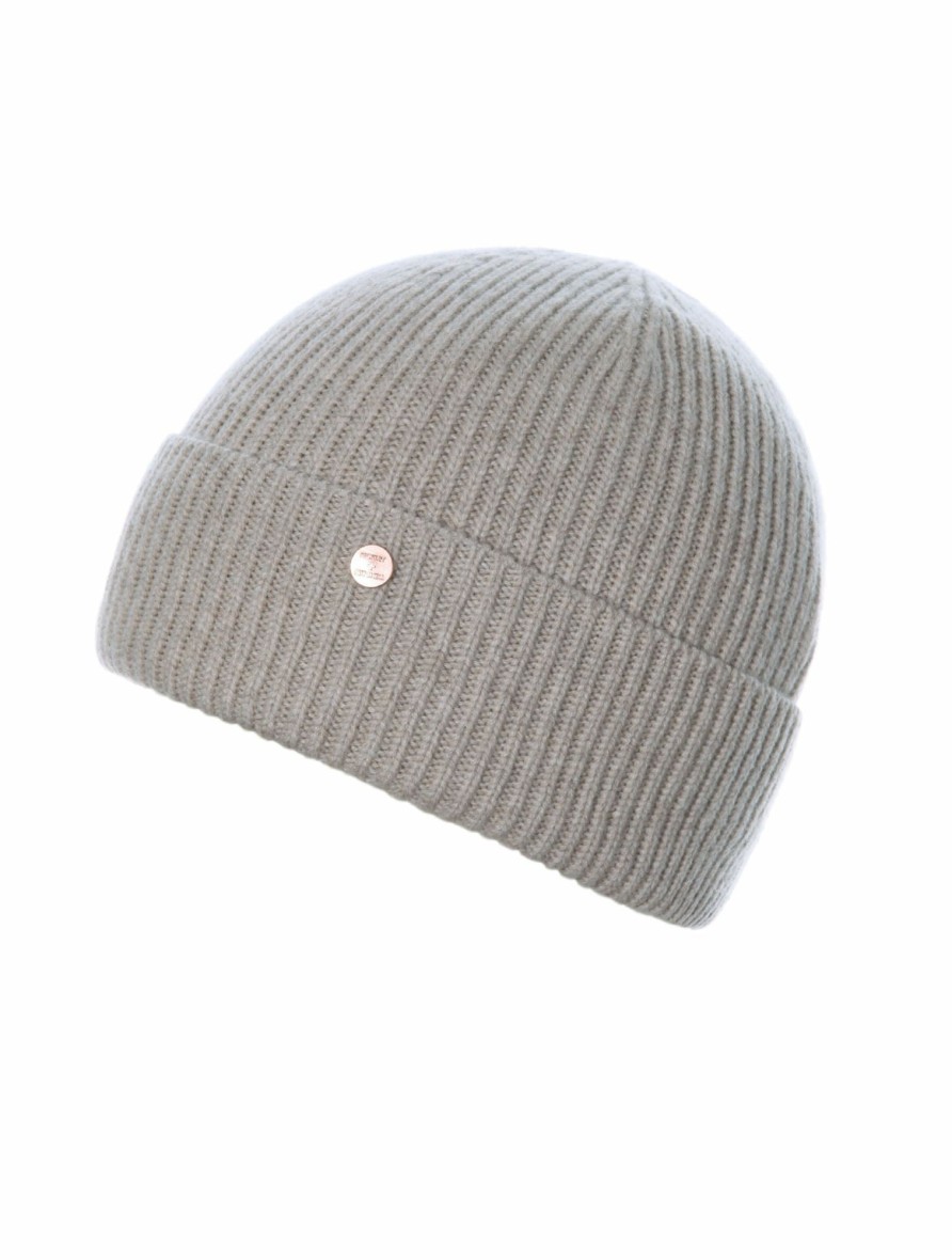 Women Bickley + Mitchell | Merino Cashmer Blend Rib Beanie