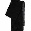 Men Bickley + Mitchell | Wool Waffle Teddy Scarf Black