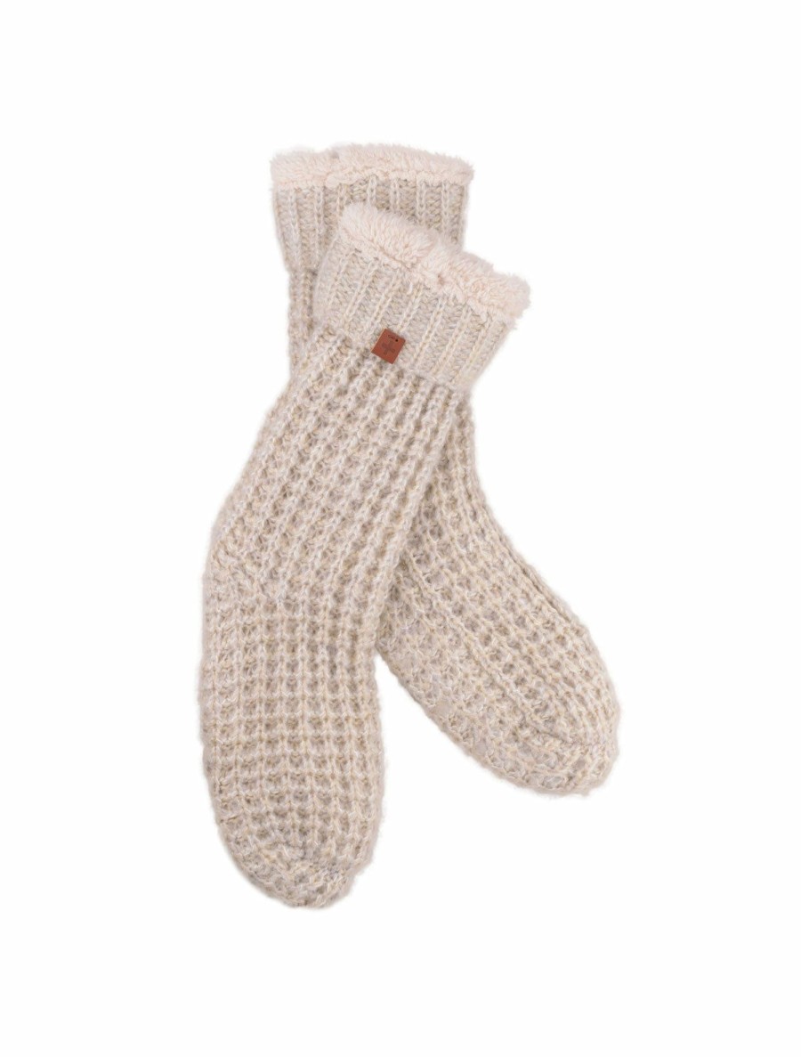 Women Bickley + Mitchell | Chunky Waffle Slipper Socks