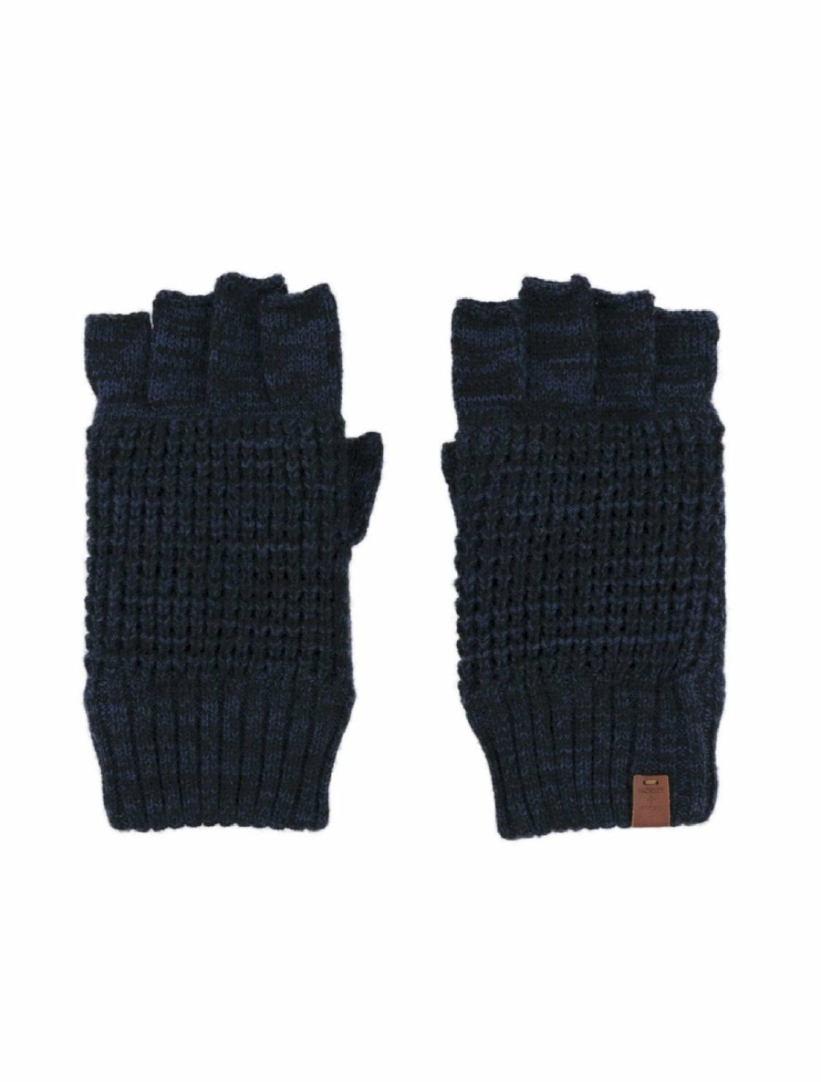 Men Bickley + Mitchell | Wool Waffle Teddy Fingerless Gloves