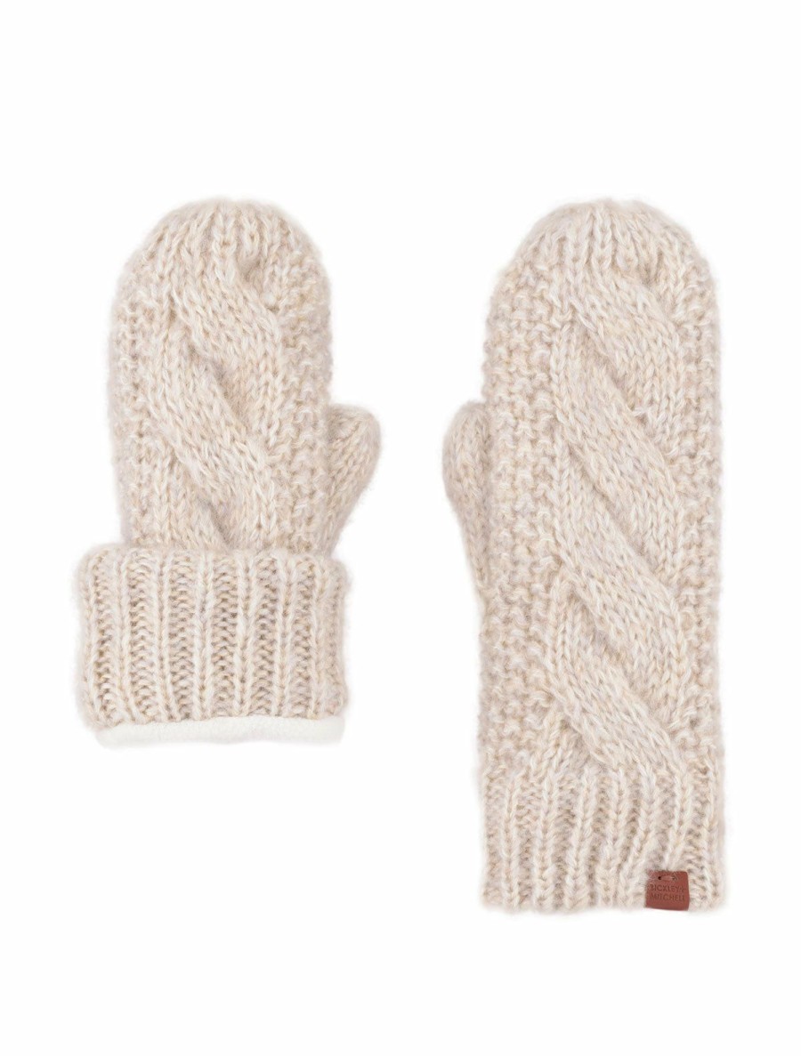 Women Bickley + Mitchell | Cable Twist Mittens