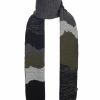 Men Bickley + Mitchell | Wool Multicolor Jacquard Scarf Army Twist