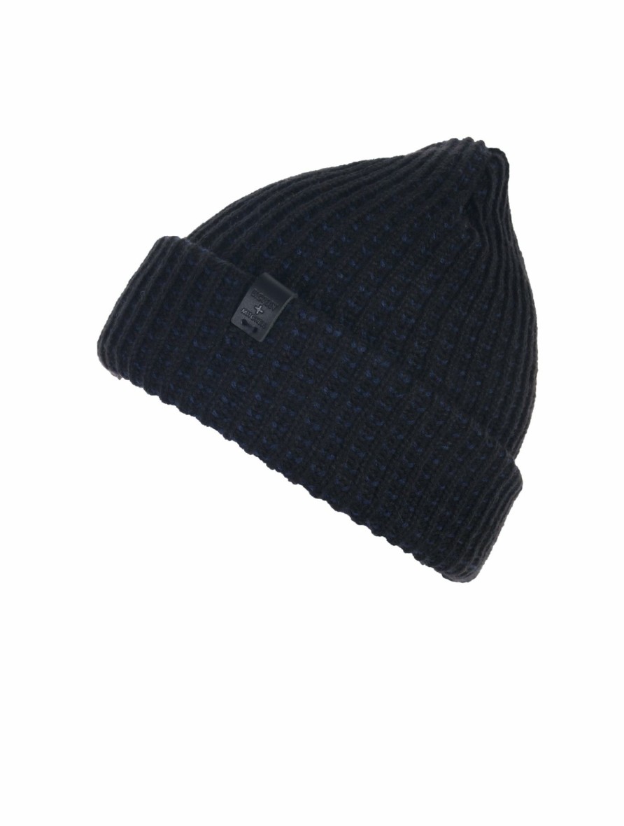 Boys Bickley + Mitchell | Waffle Contrast Stripe Beanie