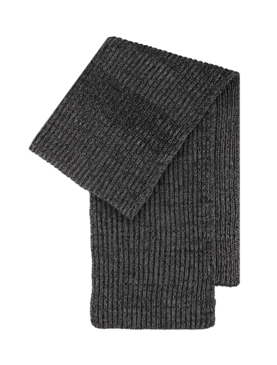 Men Bickley + Mitchell | Basic Knit Rib Scarf