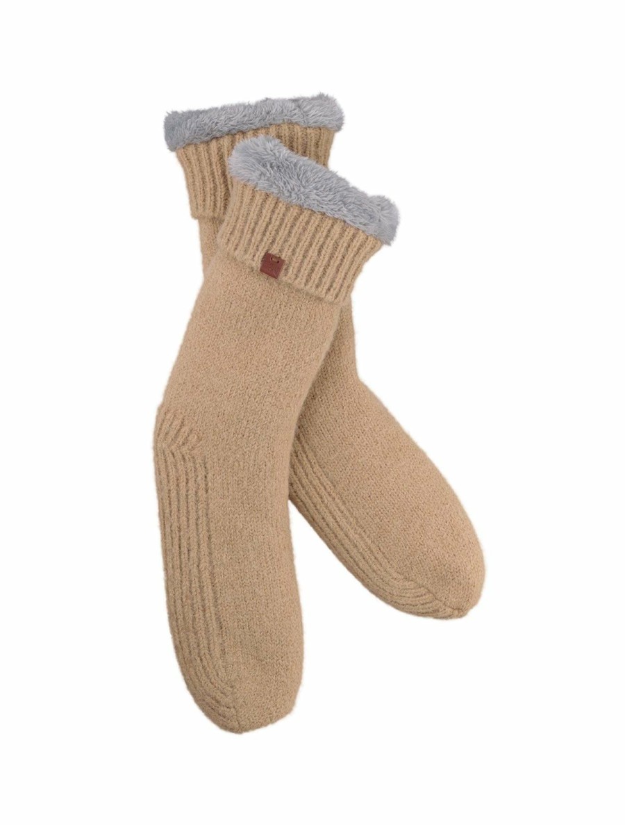 Women Bickley + Mitchell | Soft Rib Slipper Socks