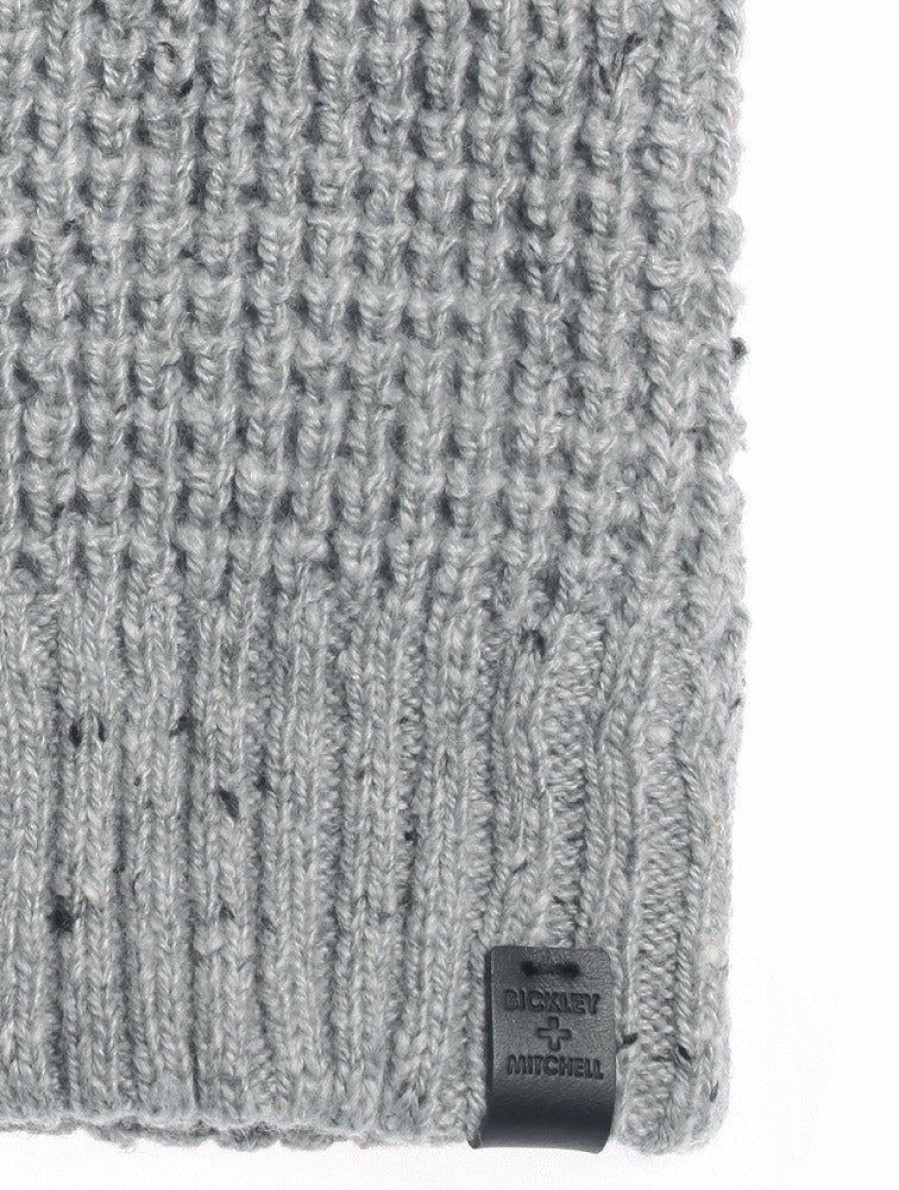 Men Bickley + Mitchell | Wool Waffle Teddy Fingerless Gloves