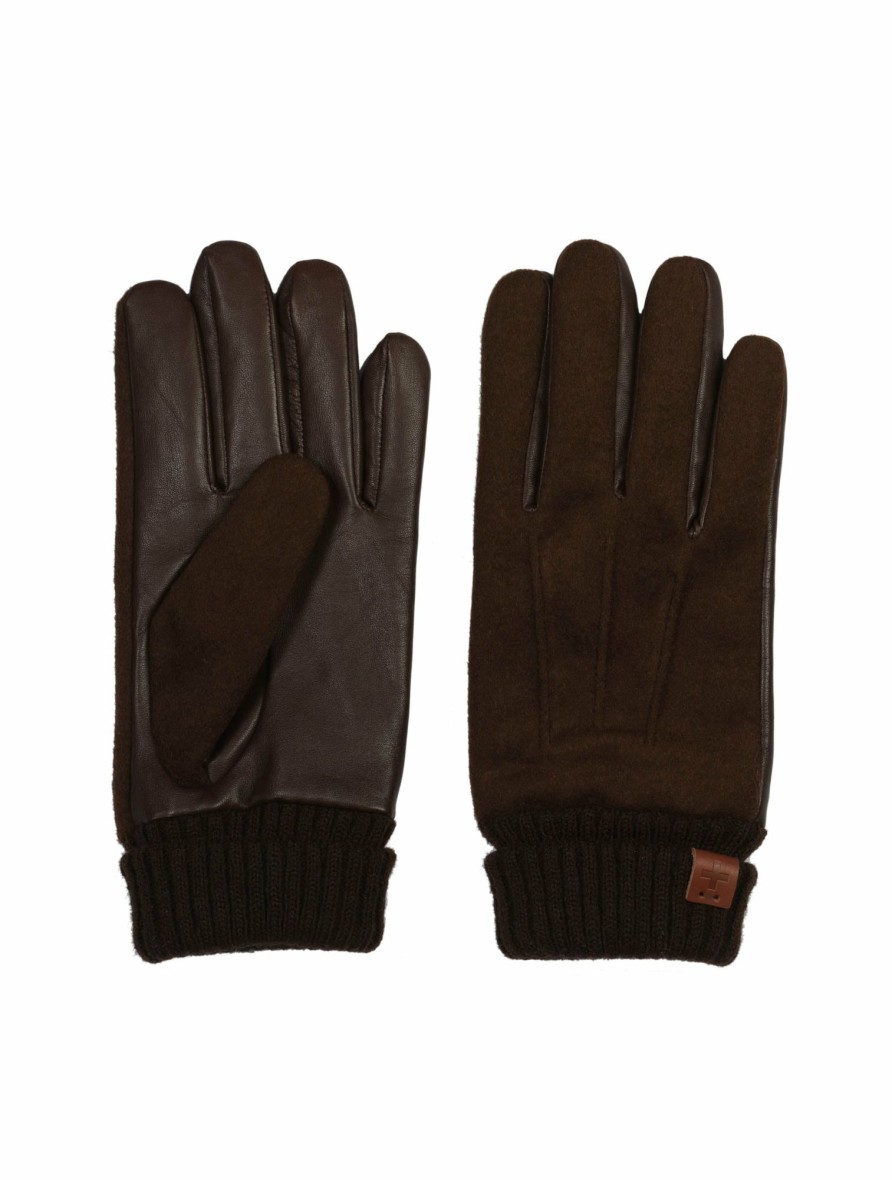 Men Bickley + Mitchell | Wool Leather Gloves