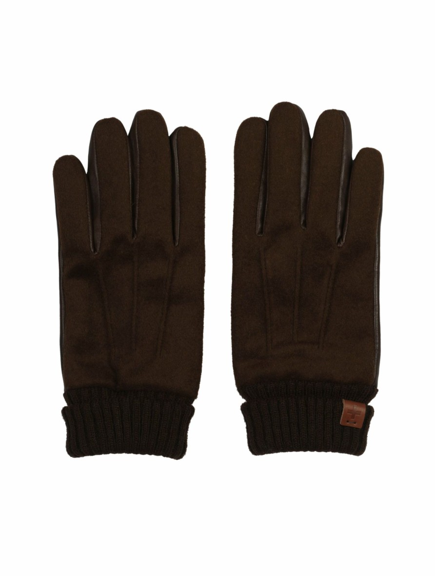 Men Bickley + Mitchell | Wool Leather Gloves