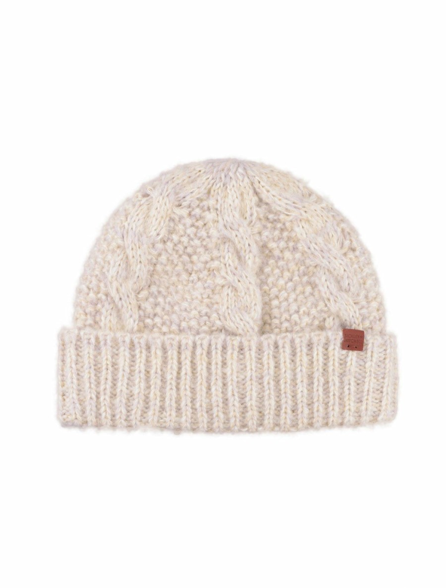 Women Bickley + Mitchell | Cable Twist Short Beanie