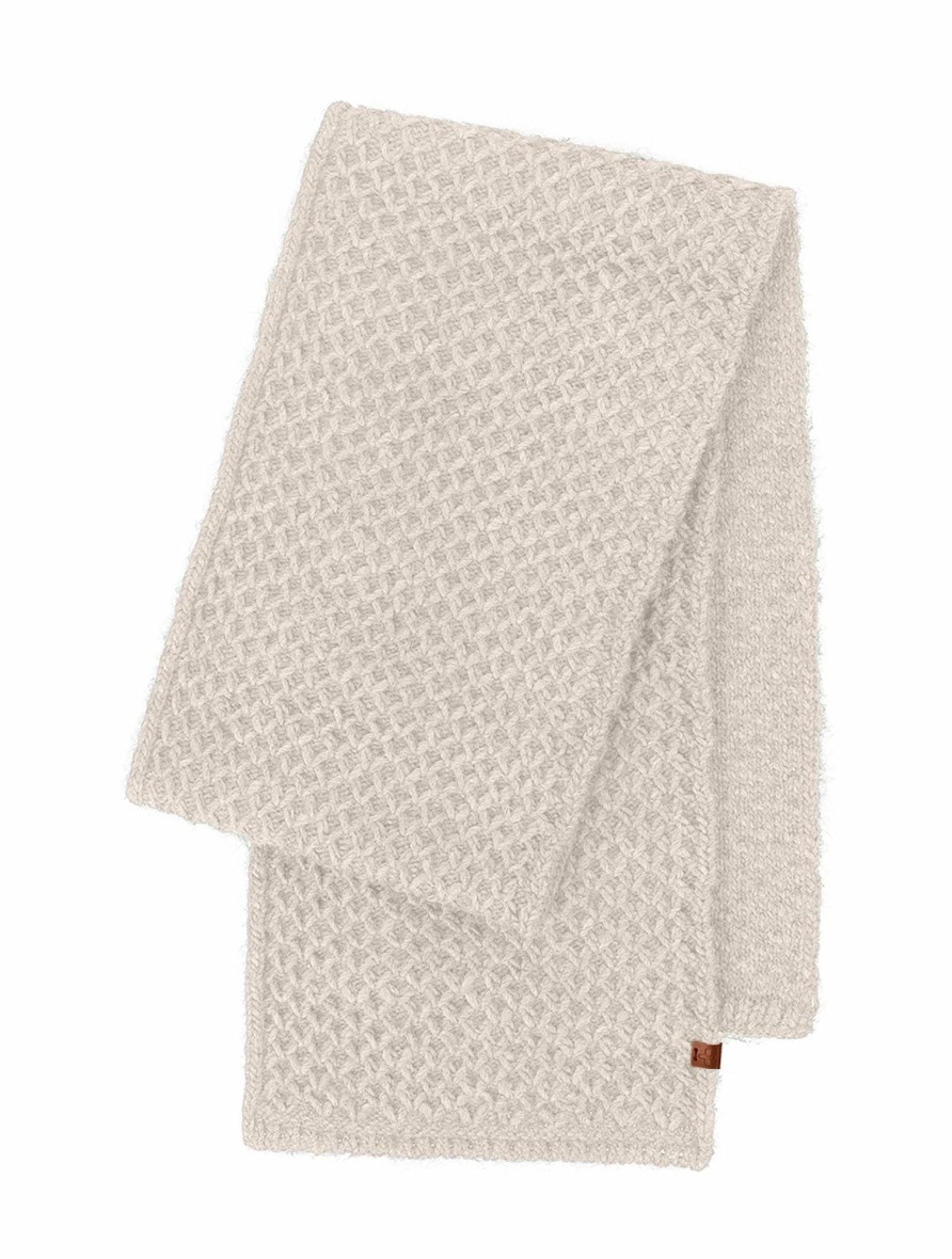 Women Bickley + Mitchell | Wool And Alpaca Blend Scarf Linen