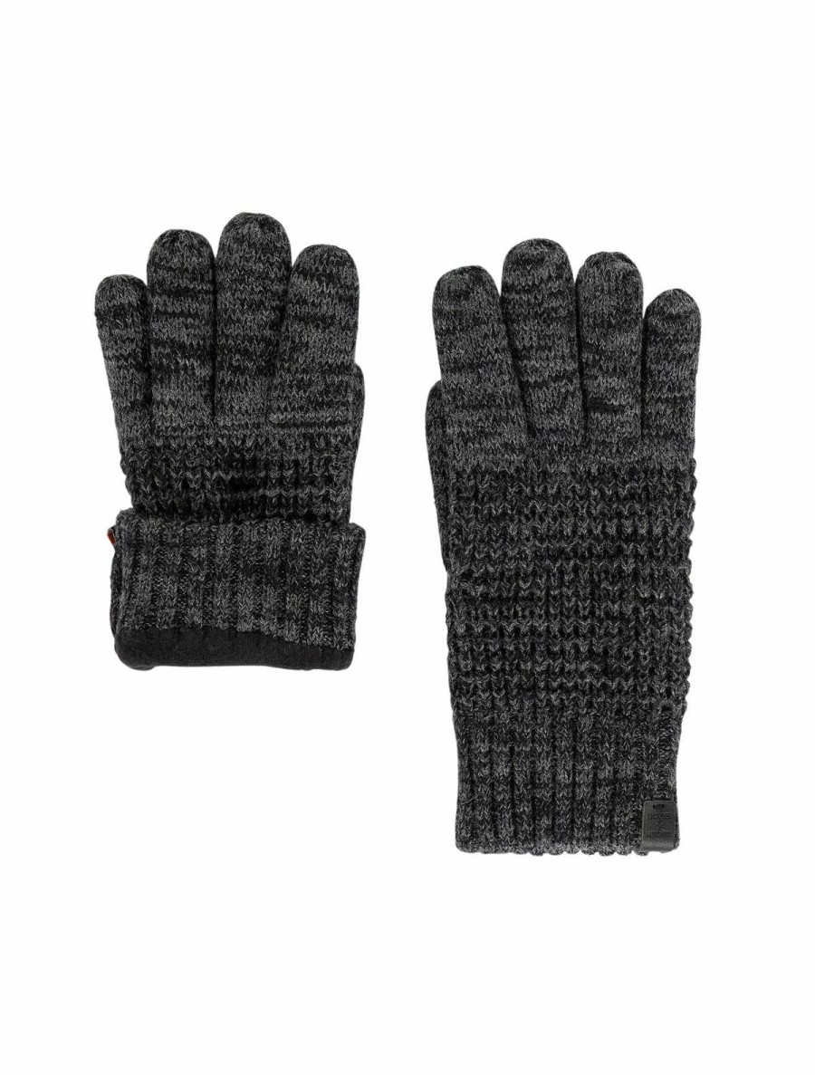 Men Bickley + Mitchell | Wool Waffle Fleece Gloves