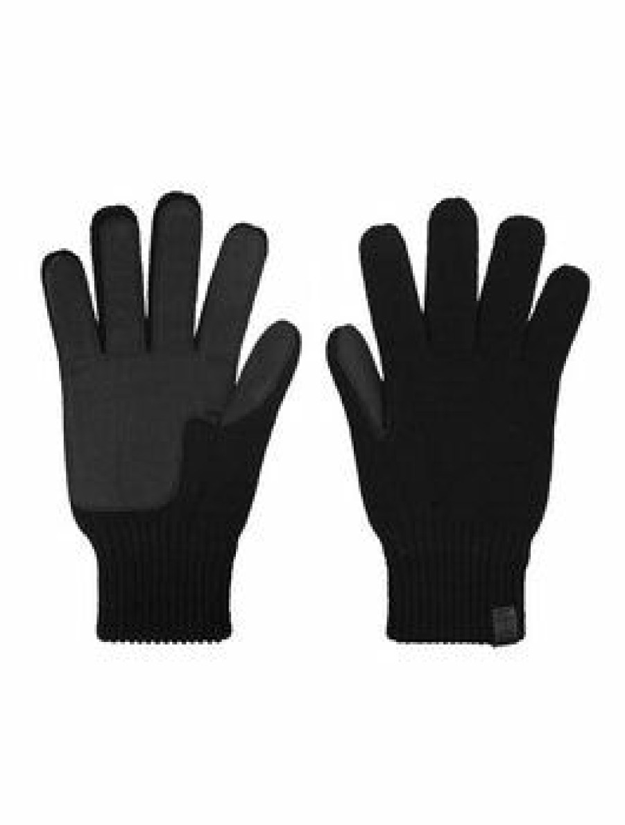 Men Bickley + Mitchell | Wool Blend Patch Gloves