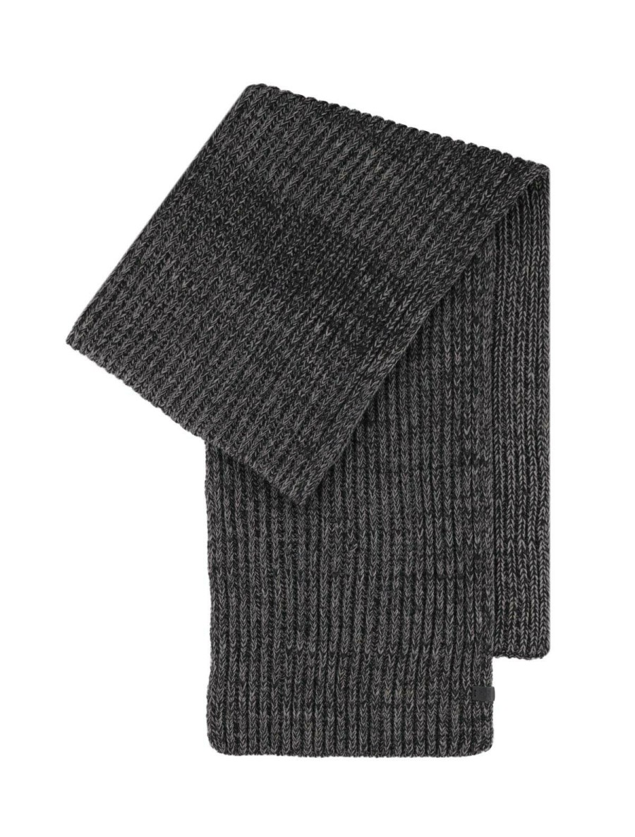 Men Bickley + Mitchell | Basic Knit Rib Scarf