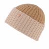 Women Bickley + Mitchell | Contrast Rib Cashmere Merino Beanie