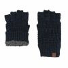 Men Bickley + Mitchell | Wool Waffle Teddy Fingerless Gloves