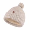 Women Bickley + Mitchell | Moss Teddy Pompom Beanie