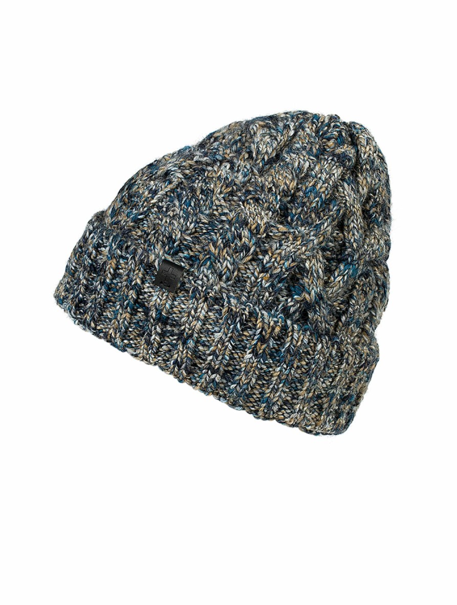 Men Bickley + Mitchell | Wool-Alpaca Blend Multicolor Beanie