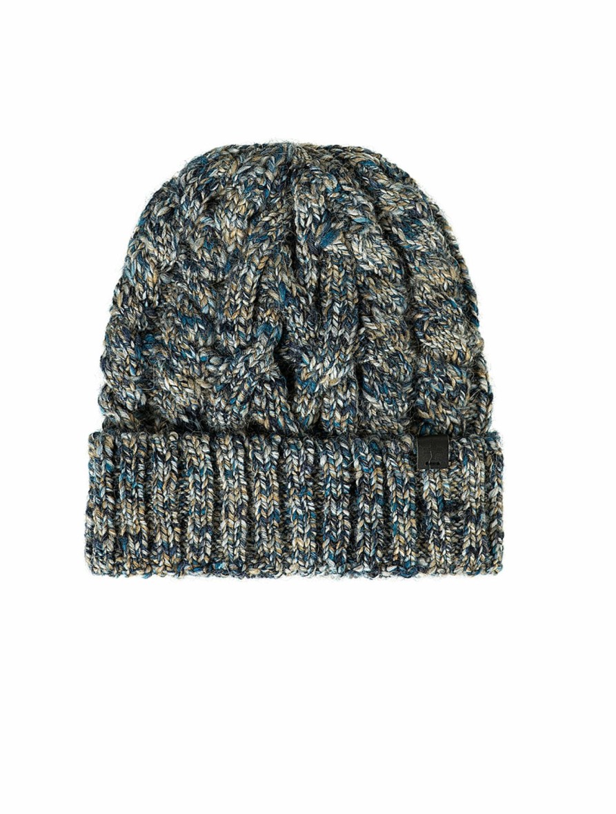 Men Bickley + Mitchell | Wool-Alpaca Blend Multicolor Beanie