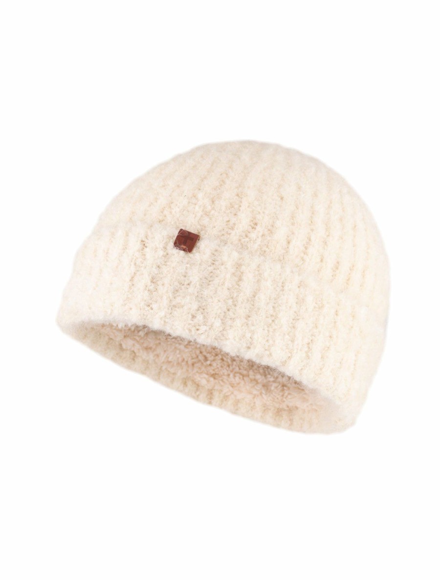 Women Bickley + Mitchell | Boucle Rib Teddy Beanie